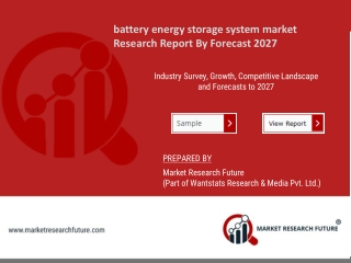 battery energy storage system market