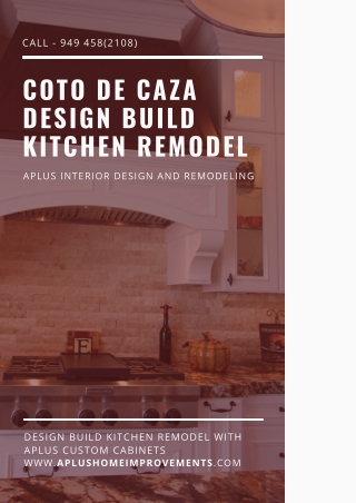 Coto De Caza Design Build kitchen Remodel