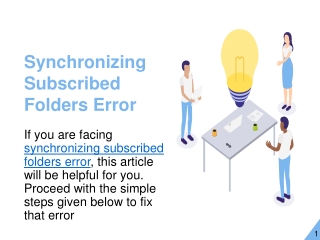 Synchronizing Subscribed Folders Error