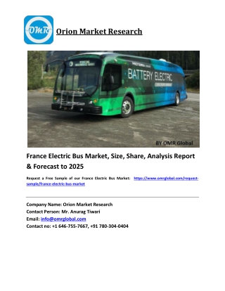 France Electric Bus Market Growth, Size, Share, Industry Report and Forecast 2019-2025