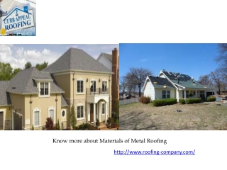 Know more about Materials of Metal Roofing