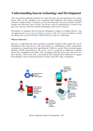 iBeacon technology and development in Bangalore -ICI