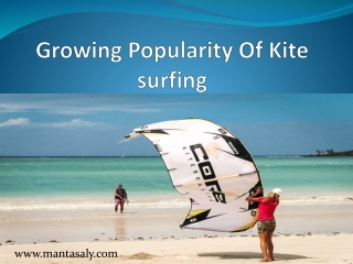 Growing Popularity Of Kitesurfing