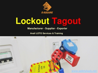 E-Square - Lockout Tagout Manufacturer and Supplier Company in India