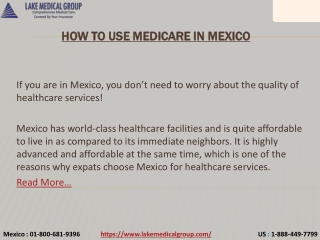 How to use medicare in Mexico