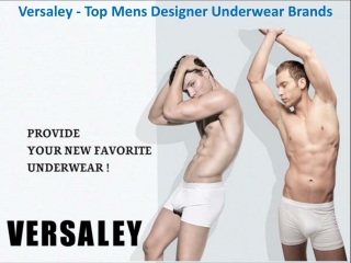 Versaley - Top Designer Underwear Brands for Men