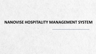 Best Software Solutions For Hotels | Hospitality Management System