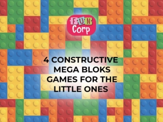 4 Constructive Mega Bloks games for the little ones