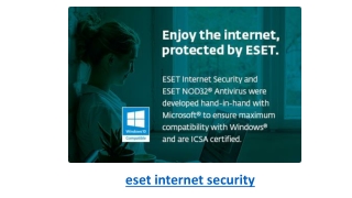 eset internet security