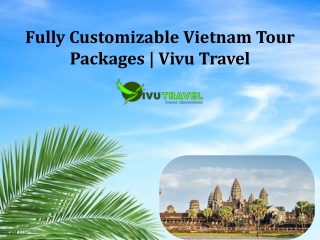Fully Customizable Vietnam Tour Packages | Vivu Travel