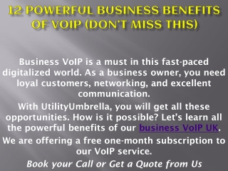 12 POWERFUL BUSINESS BENEFITS OF VOIP (DON’T MISS THIS)