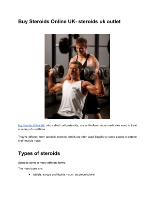 Buy Steroids Online UK | Steroids for Sale UK | Steroids UK