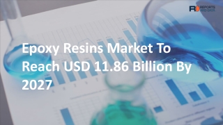 Epoxy Resins Market strategy and product research report 2020