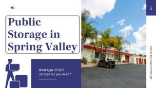Best Public Storage Solutions in spring Valley- RSD Storage