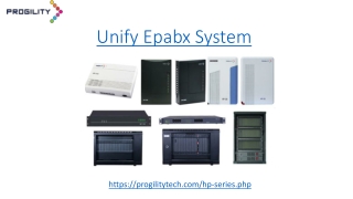 Unify Epabx System