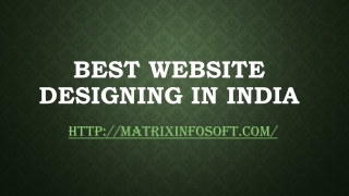 Best website designing in India