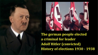 German Elections 1930 - 1938