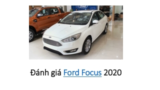 Ford Focus 2020