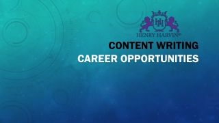 Content Writing Career Opportunities