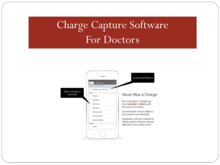 Charge Capture Software For Doctors