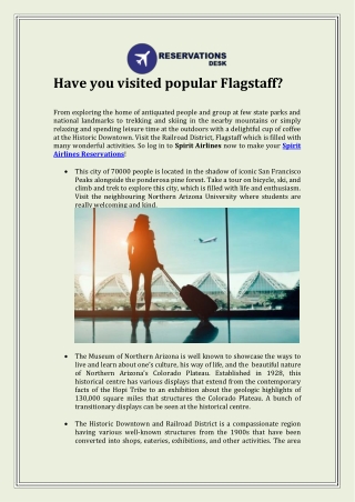 Have you visited popular Flagstaff?