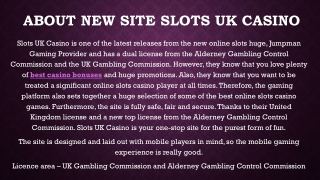 Slots UK - UK Slots Site - Up to 500 Free Spins Bonus