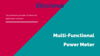 Multi-Functional Power Meter in USA