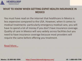 What to know when getting expat health insurance in Mexico