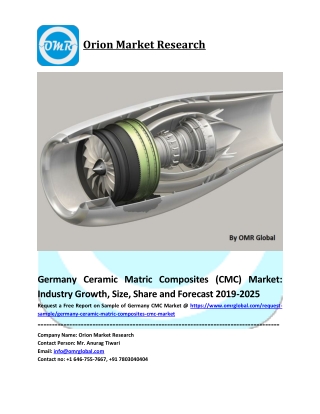 Germany Ceramic Matric Composites (CMC) Market Trends, Size, Competitive Analysis and Forecast - 2019-2025