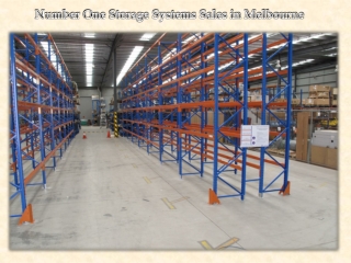 Number One Storage Systems Sales in Melbourne