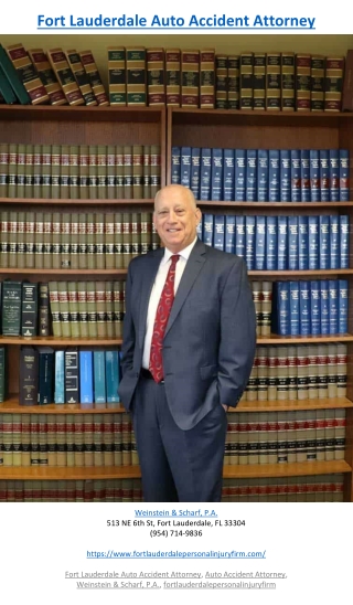 Fort Lauderdale Auto Accident Attorney