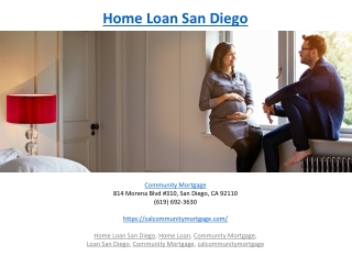 Home Loan San Diego