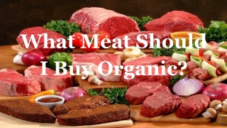 What Meat Should I Buy Organic