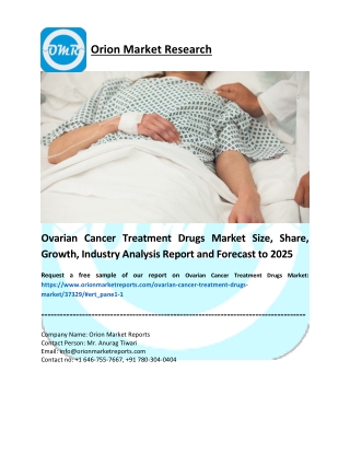 Ovarian Cancer Treatment Drugs Market