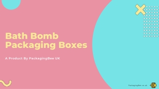 Bath Bomb Packaging