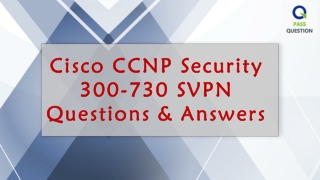 CCNP Security 300-730 SVPN Training Questions