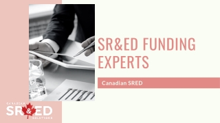 SR&ED Funding Experts - Canadian SRED