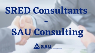 SRED Funding - SAU Consulting
