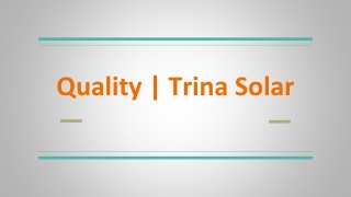 Quality Control for PV Systems, Best Solar Panels
