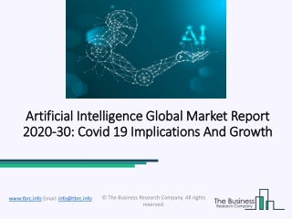 Artificial Intelligence Market Overview 2020, Growth Analysis and Business Insight