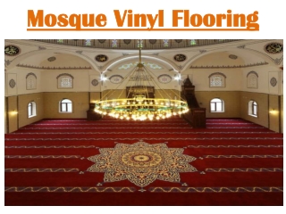 Mosque vinyl flooring