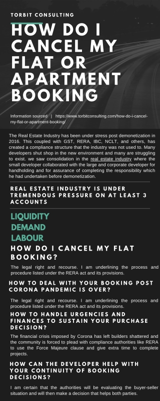 How do I cancel My Flat or Apartment Booking?