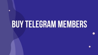 Increase Popularity by Buying Telegram Members