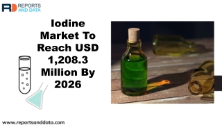 Iodine Market Shares and Forecasts to 2026