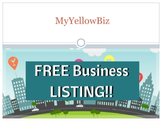 MyYellowBiz - Business Listing