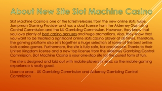 Slot Machine - UK Slots Site - Up to 500 Free Spins Bonus