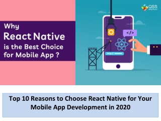 Top 10 reasons to choose React Native Development