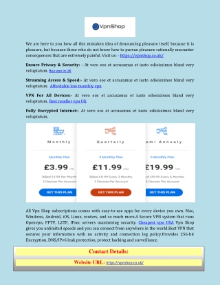 Buy Online Cheapest vpn services in UK