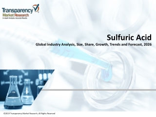 Sulfuric Acid Market Research Report | Sales, Size, Share and Forecast 2026