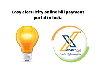 Easy Electricity Online Bill Payment Portal in India